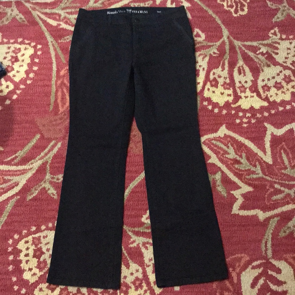 🔥Simply Vera Wang 12 black denim bootcut jean